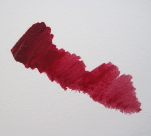 Carmine red pigment - egg tempera paint