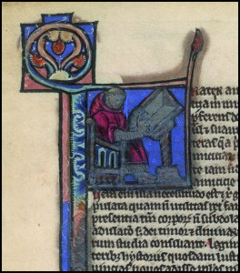 Monk reading - Furness Abbey 