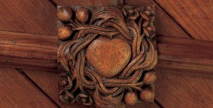 Blackwell arts and crafts house carving