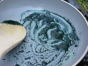 Making verdigris pigment by Toni Watts