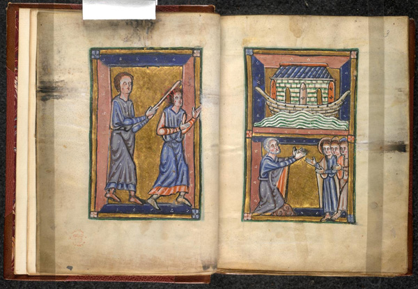 Noah's ark medieval manuscript