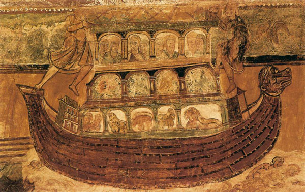 Noah's ark fresco