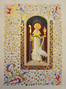 Illuminated manuscript by Toni Watts